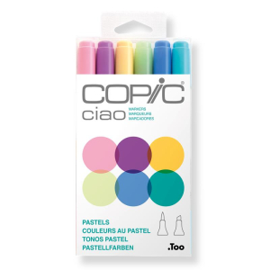 COPIC Ciao 6er Set - Pastellfarben