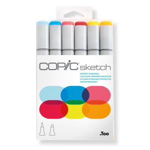 COPIC Sketch 6er Set - Grundfarben
