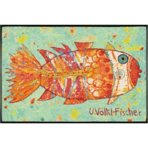 wash+dry Schmutzfangmatte Funky Fish - 50 x 75 cm