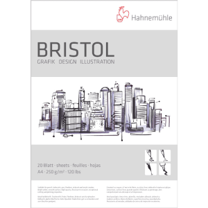 Hahnemühle Bristol Zeichenpapier - 250 g/m² -...