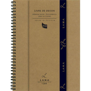 Lana Livre de Dessin Zeichenbuch - 150 g/m² - DIN A3...