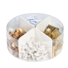 herlitz Mixbox Pure Glam - 4 in 1 Bürokleinteile - gemischte Transparentbox - sortiert