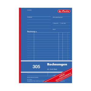 herlitz Rechnungsbuch 305 - DIN A5 -...