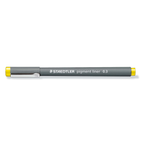 STAEDTLER pigment liner 308 Fineliner - 0,3 mm - gelb