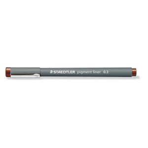 STAEDTLER pigment liner 308 Fineliner - 0,3 mm - braun