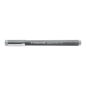 STAEDTLER pigment liner 308 Fineliner - 0,5 mm - grau