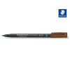 STAEDTLER Lumocolor permanent pen 313 Folienstift - S - 0,4 mm - braun