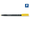 STAEDTLER Lumocolor permanent pen 318 Folienstift - F - 0,6 mm - gelb
