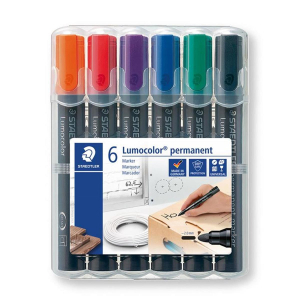 STAEDTLER Lumocolor Permanent-Marker - 2 mm - 6er Box