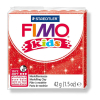 STAEDTLER FIMO kids 8030 Modelliermasse - glitter rot - 42 g