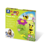 STAEDTLER FIMO kids 8034 Modelliermasse-Set - Happy Bees - 4 Blöcke je 42 g