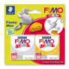 STAEDTLER FIMO kids 8035 Modelliermasse-Set - Funny Mice - 2 Blöcke je 42 g