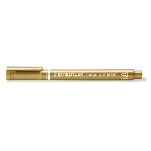 STAEDTLER 8323 metallic marker - 1-2 mm - metallic gold