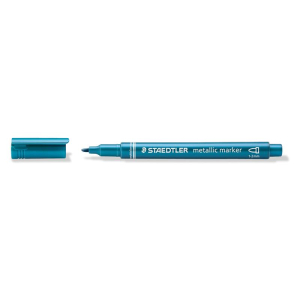 STAEDTLER 8323 metallic marker - 1-2 mm - metallic blau