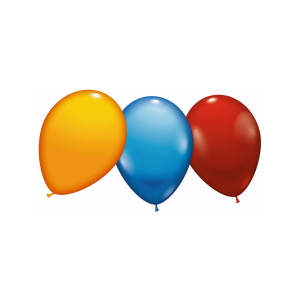STYLEX Luftballons - 60 cm - farbig - 10 Stück