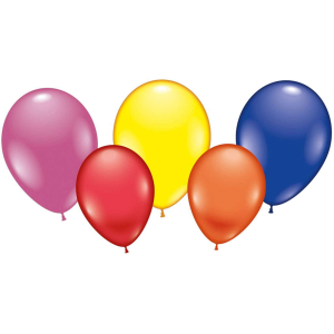 STYLEX Luftballon - 25 x 65 cm - 25x 50 cm - farbig - 50...