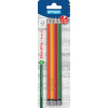 STYLEX 4 Bleistifte - 4 Härtegrade - ohne Radiergummi