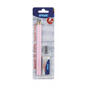 STYLEX Bleistift Set - Härtegrad HB - 4-teilig