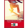 Stylex Schulblock - DIN A4 - kariert - 50 Blatt