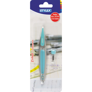STYLEX Zirkel - 13 cm - farbig sortiert