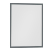magnetoplan Magnetofix Sichtfenster DIN A4 5 Stück grau