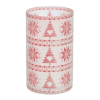 Yankee Candle Red Nordic Frosted Glas Kerzenhalter
