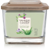Yankee Candle Mittlere 3 Docht Quadrat Kerze -  Cactus Flower and Agave 347 g