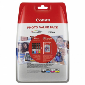 Canon CLI-551XL Original Druckerpatronen - Multipack +...