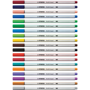 STABILO Pen 68 brush Premium Filzstift - Einzelstift