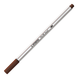 STABILO Pen 68 brush Premium-Filzstift - braun