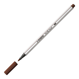 STABILO Pen 68 brush Premium-Filzstift - braun