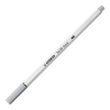 STABILO Pen 68 brush Premium-Filzstift - mittelgrau