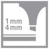 STABILO NAVIGATOR Textmarker - 1+4 mm