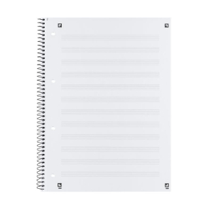 Oxford Noten-Collegeblock - DIN A4 - Lineatur 14 - 50 Blatt