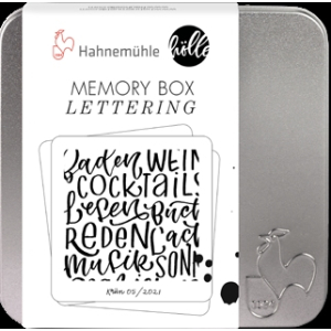 Hahnem&uuml;hle Memory Box Lettering - 250 g/m&sup2; - 9...