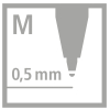 STABILO Ballpoint Refill Kugelschreibermine - 0,5 mm