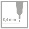 STABILO point 88 Fineliner - 0,4 mm - 20er ColorParade - mit Hängelasche