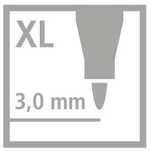 STABILO power max Filzstift - 3 mm - 18er Set
