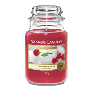 Yankee Candle Classic Large Jar Cherries in Snow 623 g