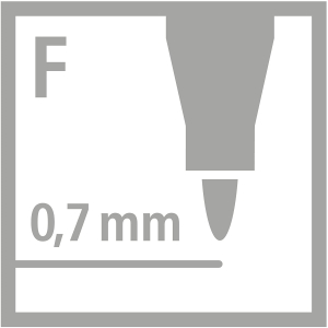 STABILO OHPen Folienschreiber - 0,7 mm - permanent - schwarz - 4 Stück