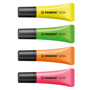 STABILO NEON Textmarker - 2+5 mm - 5er Pack 1