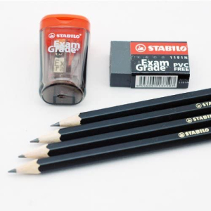 STABILO Exam Grade Bleistifte - Radierer - Spitzer - Set