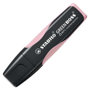 STABILO GREEN BOSS Textmarker - 2+5 mm - pastell rosiges Rouge