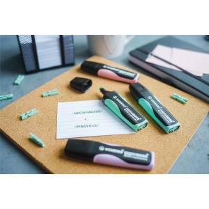 STABILO GREEN BOSS Textmarker - 2+5 mm - pastell rosiges Rouge