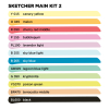 Molotow Sketcher - Main Kit 2 - 12 Stk Set