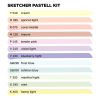 Molotow Sketcher - Pastell Kit - 12 Stk Set