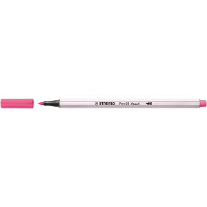 STABILO Pen 68 brush Premium-Filzstift - rosa