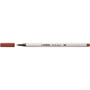 STABILO Pen 68 brush Premium-Filzstift - siena