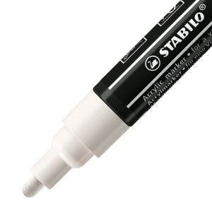 STABILO FREE Acrylic T300 Acrylmarker - 2-3 mm - weiß