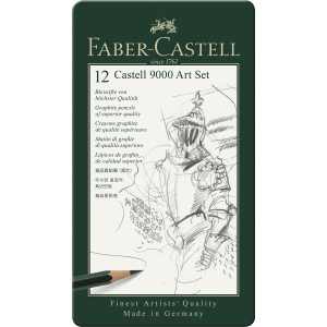 Faber-Castell Bleistift Castell 9000 - 12er Art Set